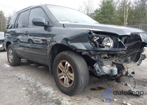 2004 Honda Pilot Ex-L z USA, uszkodzony, nr VIN 2HKYF18644H553498